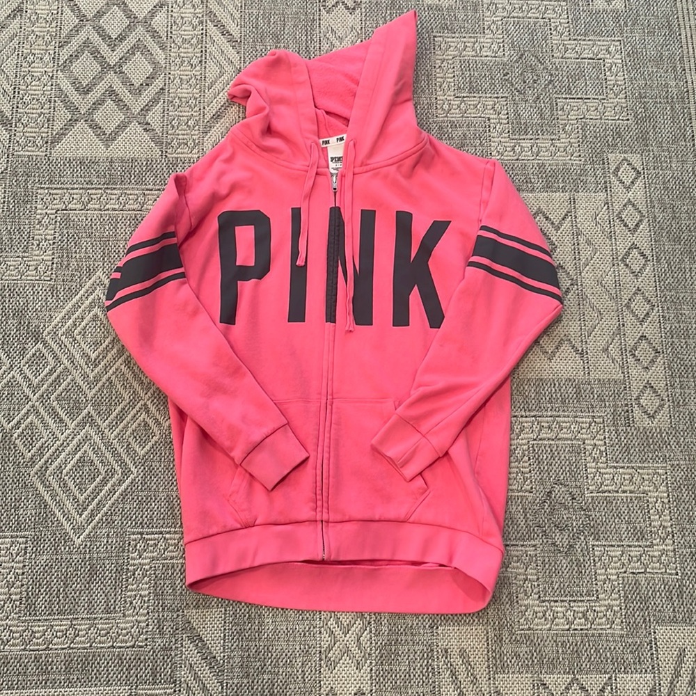 VS PINK Oversized Zip Up Jacket - Size Small